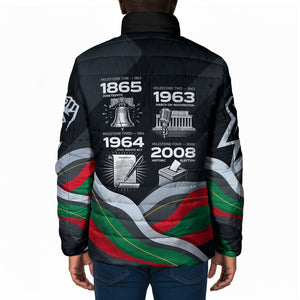 My Black Card Civil Rights Leaders Black History Padded Jacket African American Black Excellence Milestones Freedom