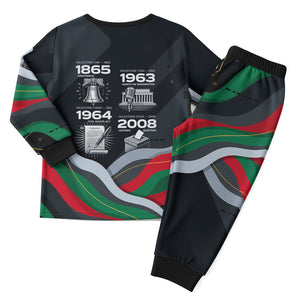 My Black Card Civil Rights Leaders Black History Christmas Pajama Set African American Black Excellence Milestones Freedom