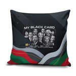 My Black Card Civil Rights Leaders Black History Pillow Cover African American Black Excellence Milestones Freedom
