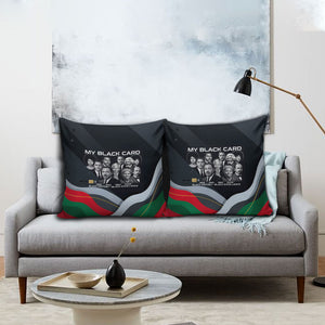 My Black Card Civil Rights Leaders Black History Pillow Cover African American Black Excellence Milestones Freedom
