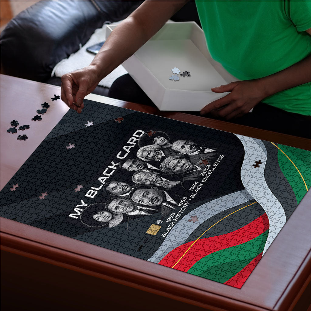 My Black Card Civil Rights Leaders Black History Puzzle African American Black Excellence Milestones Freedom