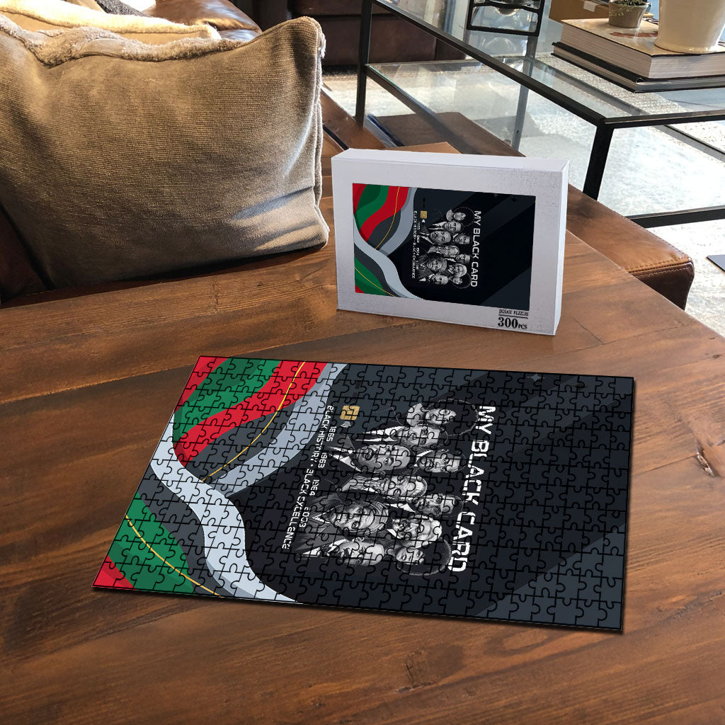 My Black Card Civil Rights Leaders Black History Puzzle African American Black Excellence Milestones Freedom