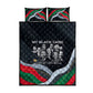 My Black Card Civil Rights Leaders Black History Quilt Bed Set African American Black Excellence Milestones Freedom