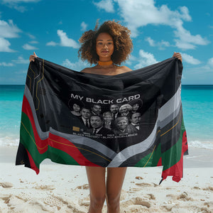 My Black Card Civil Rights Leaders Black History Sarong African American Black Excellence Milestones Freedom