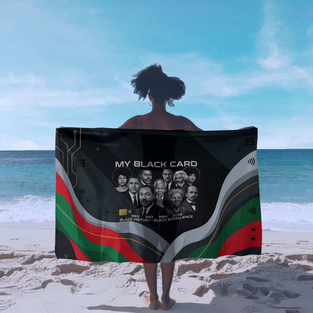 My Black Card Civil Rights Leaders Black History Sarong African American Black Excellence Milestones Freedom