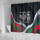 My Black Card Civil Rights Leaders Black History Shower Curtain African American Black Excellence Milestones Freedom