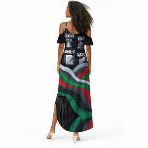 My Black Card Civil Rights Leaders Black History Summer Maxi Dress African American Black Excellence Milestones Freedom