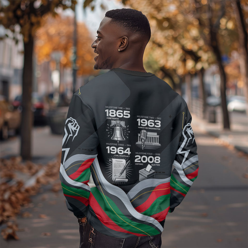 My Black Card Civil Rights Leaders Black History Sweatshirt African American Black Excellence Milestones Freedom