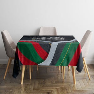 My Black Card Civil Rights Leaders Black History Tablecloth African American Black Excellence Milestones Freedom