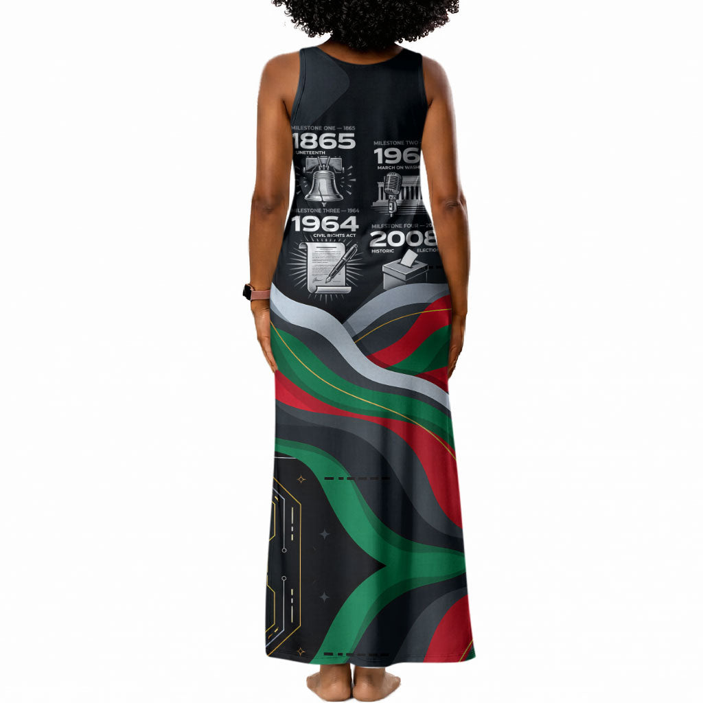 My Black Card Civil Rights Leaders Black History Tank Maxi Dress African American Black Excellence Milestones Freedom