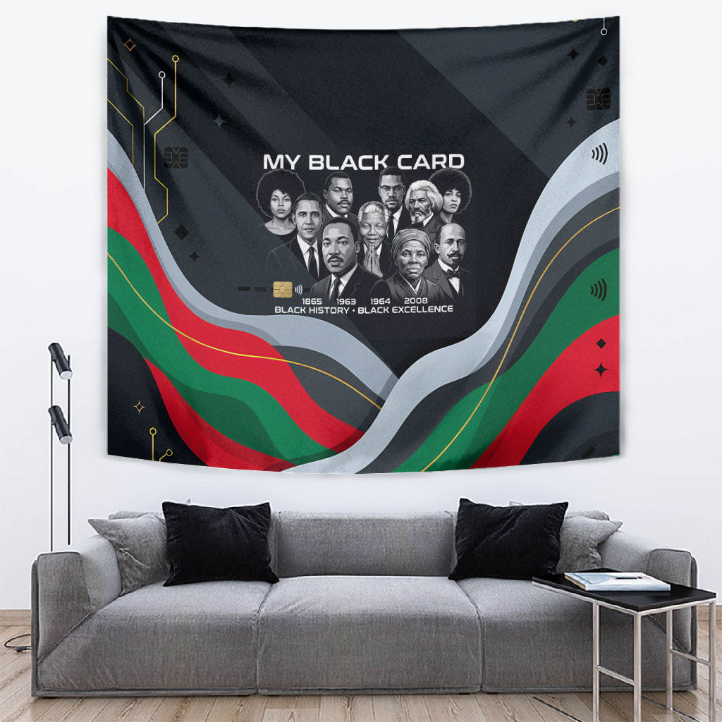 My Black Card Civil Rights Leaders Black History Tapestry African American Black Excellence Milestones Freedom