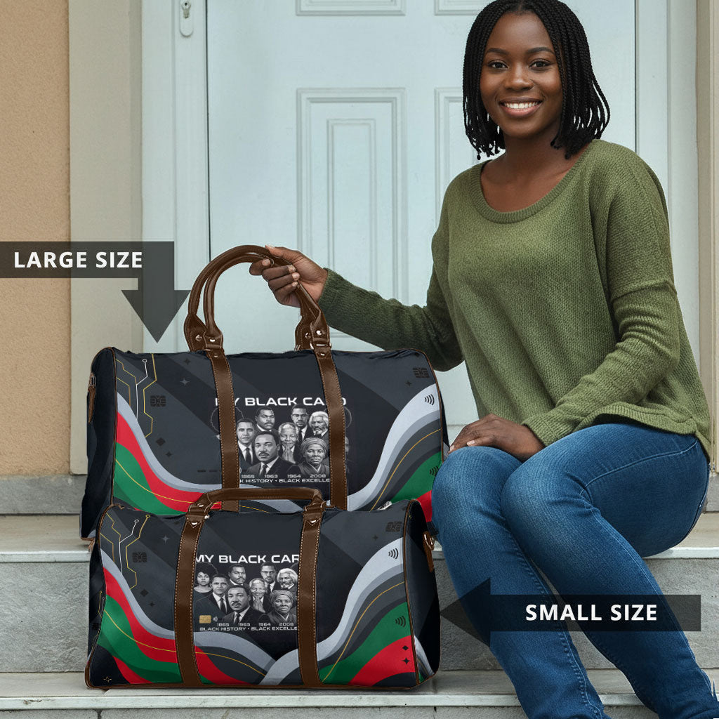 My Black Card Civil Rights Leaders Black History Travel Bag African American Black Excellence Milestones Freedom