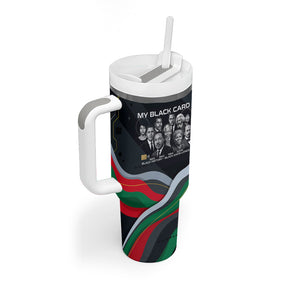 My Black Card Civil Rights Leaders Black History Tumbler With Handle African American Black Excellence Milestones Freedom