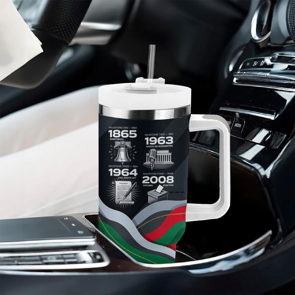 My Black Card Civil Rights Leaders Black History Tumbler With Handle African American Black Excellence Milestones Freedom