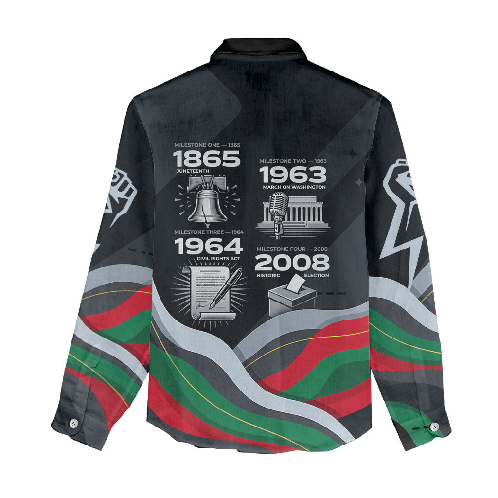 My Black Card Civil Rights Leaders Black History Women Casual Shirt African American Black Excellence Milestones Freedom