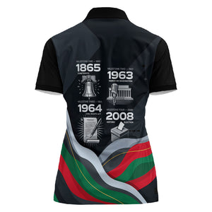 My Black Card Civil Rights Leaders Black History Women Polo Shirt African American Black Excellence Milestones Freedom