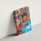 Ida B. Wells Canvas Wall Art with Colorful Patchwork Pattern Design Confident Portrait Civil Rights and Journalism Tribute - African Pride