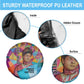 Ida B. Wells Spare Tire Cover with Colorful Patchwork Pattern Design Confident Portrait Civil Rights and Journalism Tribute - African Pride
