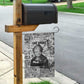 Ida B. Wells Garden Flag with Newspaper Collage Design Powerful Portrait Civil Rights and Free Press Tribute - African Pride