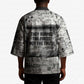 Ida B. Wells Kimono with Newspaper Collage Design Powerful Portrait Civil Rights and Free Press Tribute - African Pride
