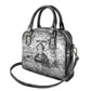 Ida B. Wells Shoulder Handbag with Newspaper Collage Design Powerful Portrait Civil Rights and Free Press Tribute - African Pride