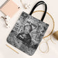 Ida B. Wells Tote Bag with Newspaper Collage Design Powerful Portrait Civil Rights and Free Press Tribute - African Pride