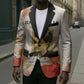 Ida B. Wells Blazer with Floral Pen Design Illustrated Portrait Civil Rights and Journalism Tribute - African Pride