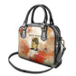 Ida B. Wells Shoulder Handbag with Floral Pen Design Illustrated Portrait Civil Rights and Journalism Tribute - African Pride