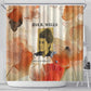 Ida B. Wells Shower Curtain with Floral Pen Design Illustrated Portrait Civil Rights and Journalism Tribute - African Pride