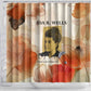 Ida B. Wells Shower Curtain with Floral Pen Design Illustrated Portrait Civil Rights and Journalism Tribute - African Pride
