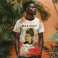 Ida B. Wells T shirt with Floral Pen Design Illustrated Portrait Civil Rights and Journalism Tribute - African Pride
