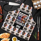John Lewis Apron with Mugshot Collage Design Civil Rights Portrait Good Trouble Tribute - African Pride