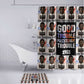 John Lewis Bathroom Set with Mugshot Collage Design Civil Rights Portrait Good Trouble Tribute - African Pride