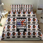 John Lewis Bedding Set with Mugshot Collage Design Civil Rights Portrait Good Trouble Tribute - African Pride