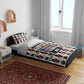 John Lewis Bedding Set with Mugshot Collage Design Civil Rights Portrait Good Trouble Tribute - African Pride