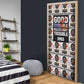 John Lewis Door Cover with Mugshot Collage Design Civil Rights Portrait Good Trouble Tribute - African Pride