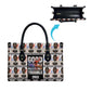 John Lewis Leather Bag with Mugshot Collage Design Civil Rights Portrait Good Trouble Tribute - African Pride