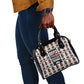 John Lewis Shoulder Handbag with Mugshot Collage Design Civil Rights Portrait Good Trouble Tribute - African Pride