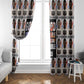 John Lewis Window Curtain with Mugshot Collage Design Civil Rights Portrait Good Trouble Tribute - African Pride