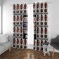 John Lewis Window Curtain with Mugshot Collage Design Civil Rights Portrait Good Trouble Tribute - African Pride
