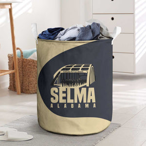 John Lewis Laundry Basket with Selma Bridge Graphic Civil Rights and Voting Rights Tribute - African Pride