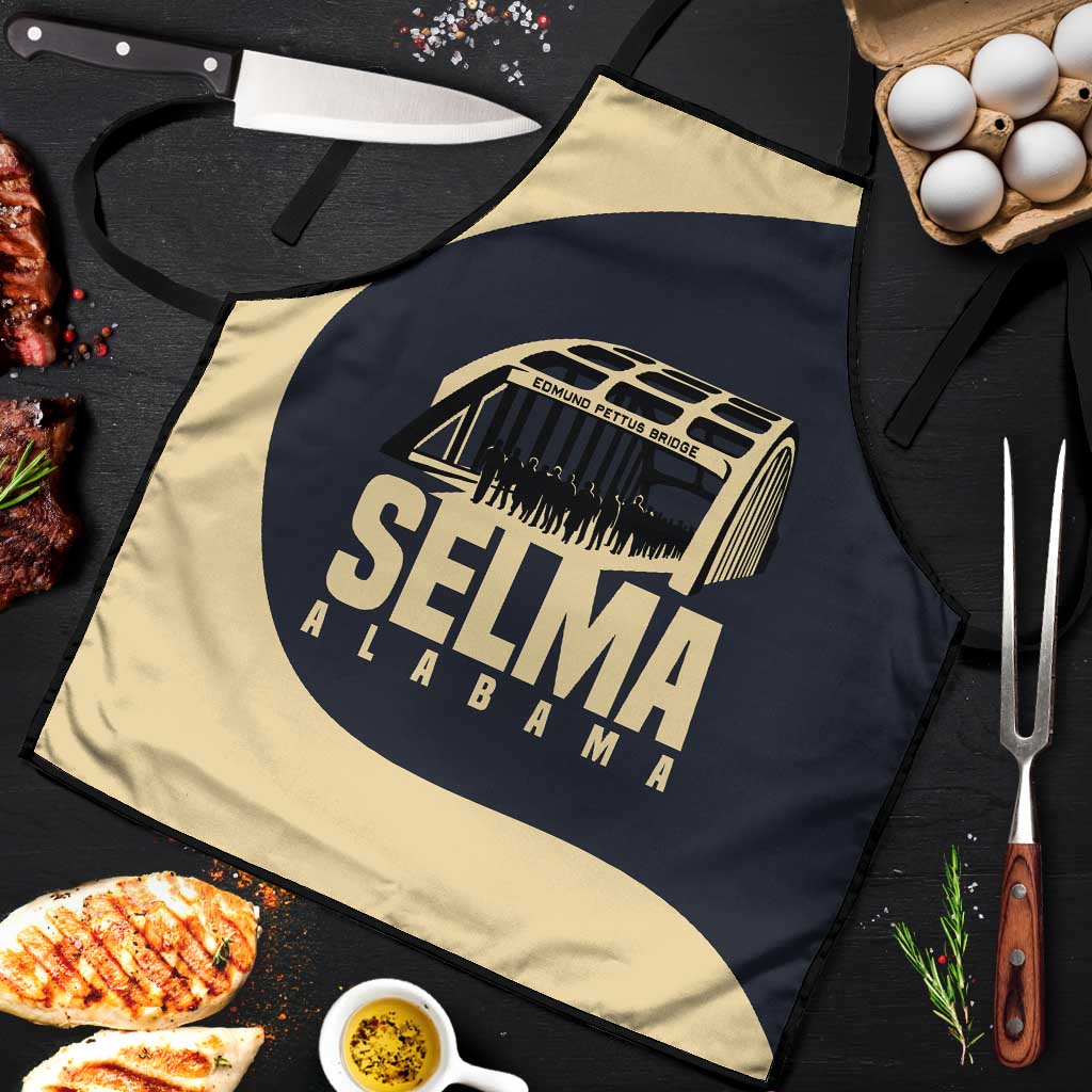John Lewis Apron with Selma Bridge Graphic Civil Rights and Voting Rights Tribute - African Pride