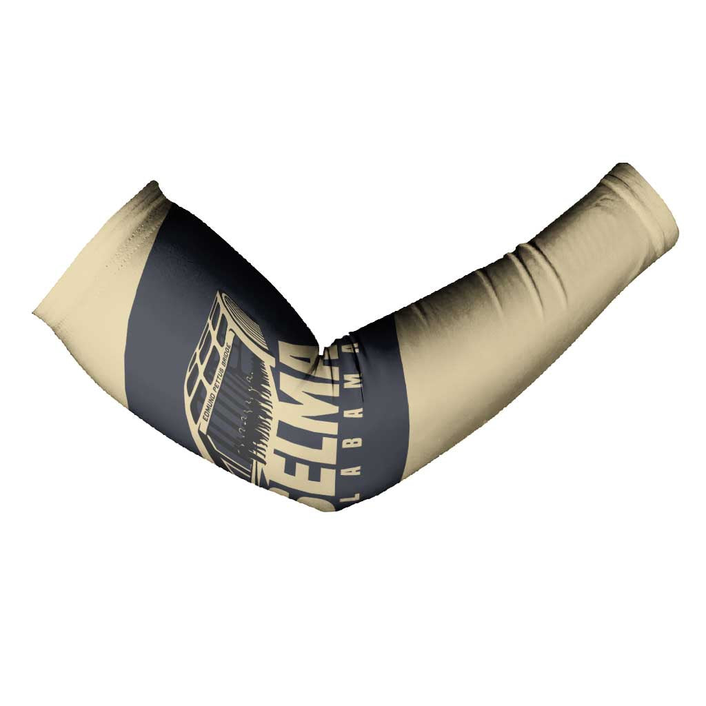John Lewis Arm Sleeves with Selma Bridge Graphic Civil Rights and Voting Rights Tribute - African Pride