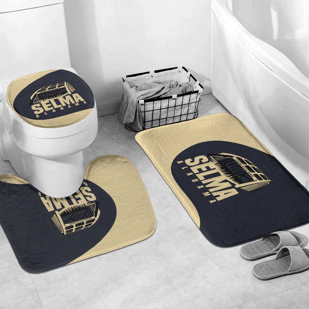 John Lewis Bathroom Set with Selma Bridge Graphic Civil Rights and Voting Rights Tribute - African Pride