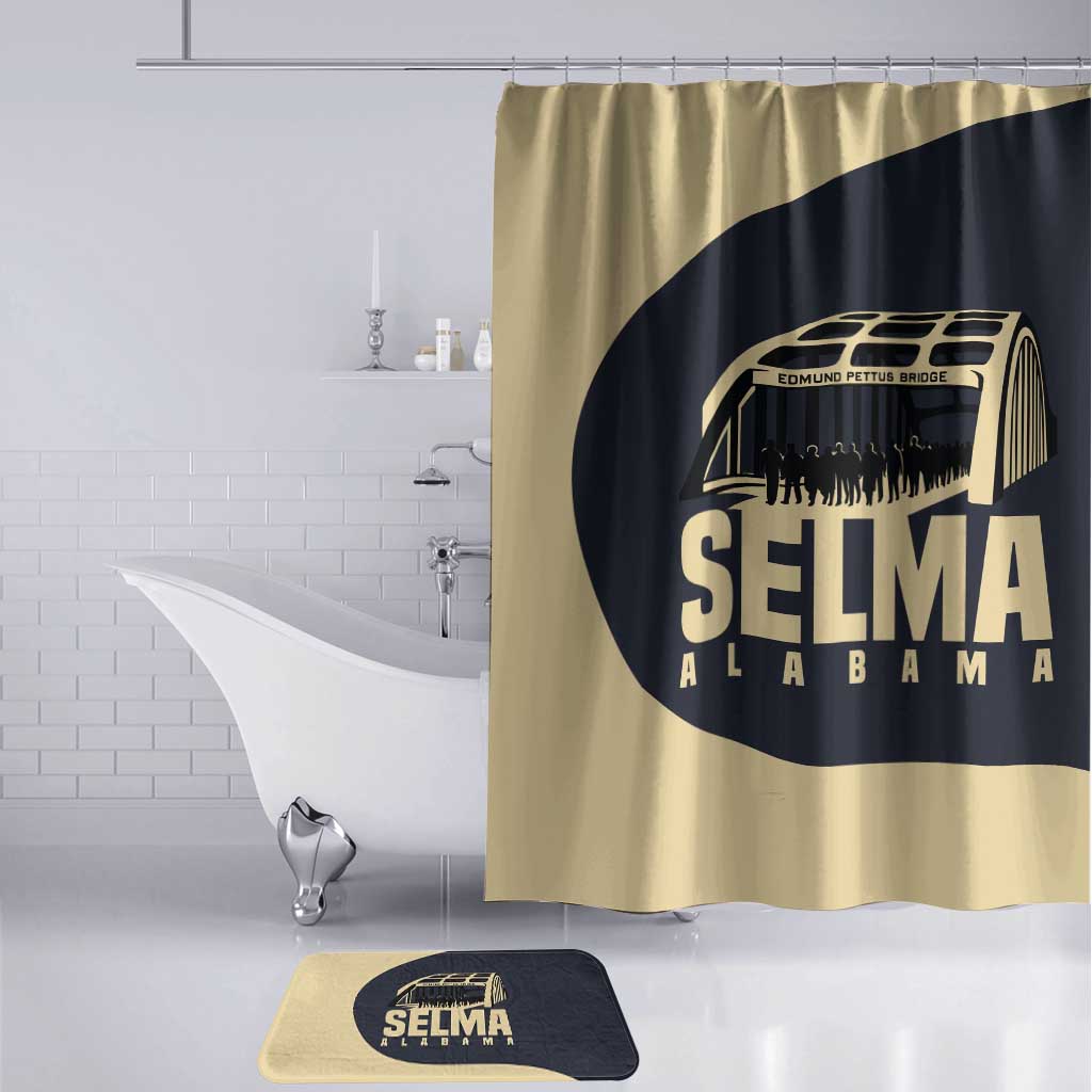 John Lewis Bathroom Set with Selma Bridge Graphic Civil Rights and Voting Rights Tribute - African Pride