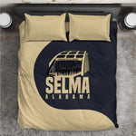 John Lewis Bedding Set with Selma Bridge Graphic Civil Rights and Voting Rights Tribute - African Pride