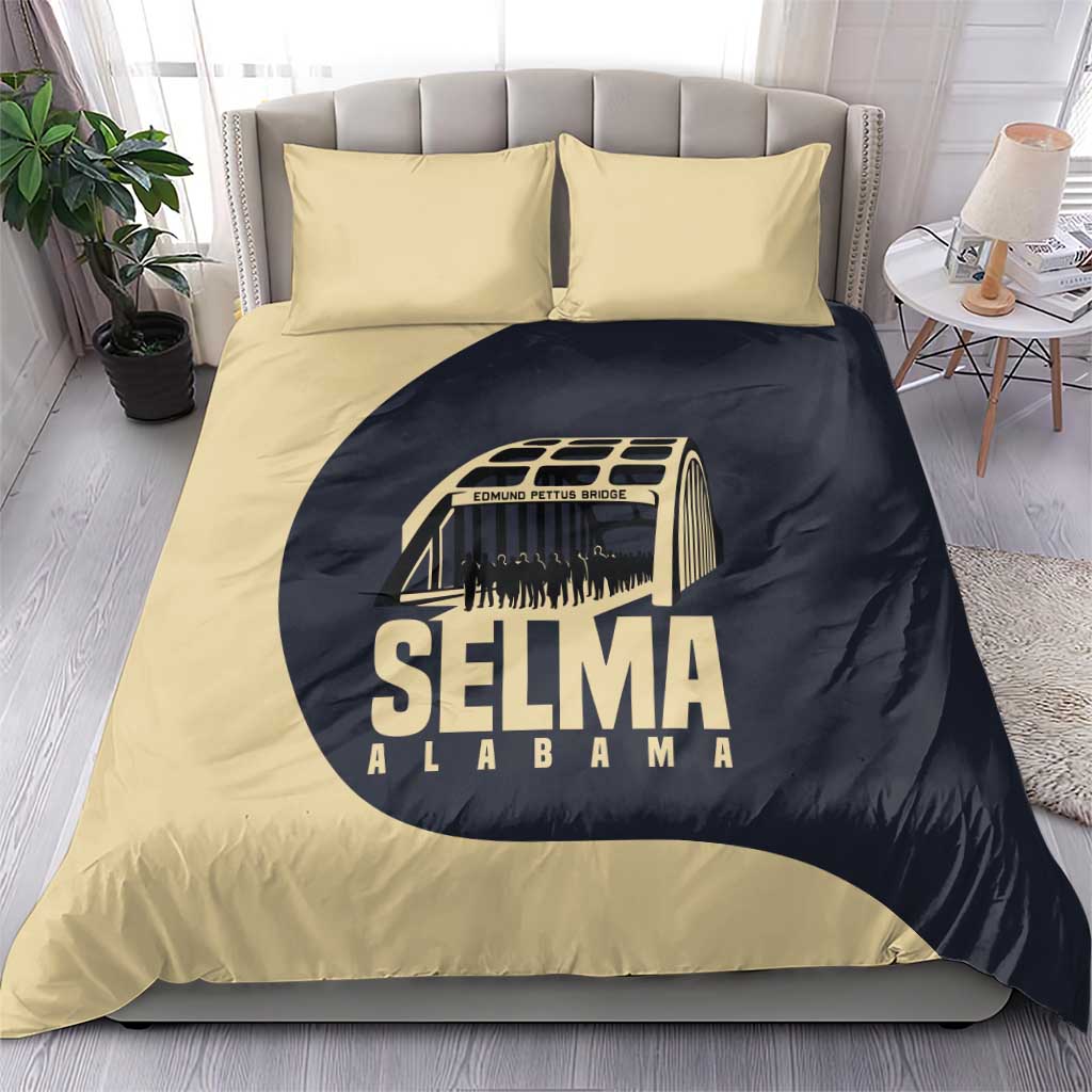 John Lewis Bedding Set with Selma Bridge Graphic Civil Rights and Voting Rights Tribute - African Pride