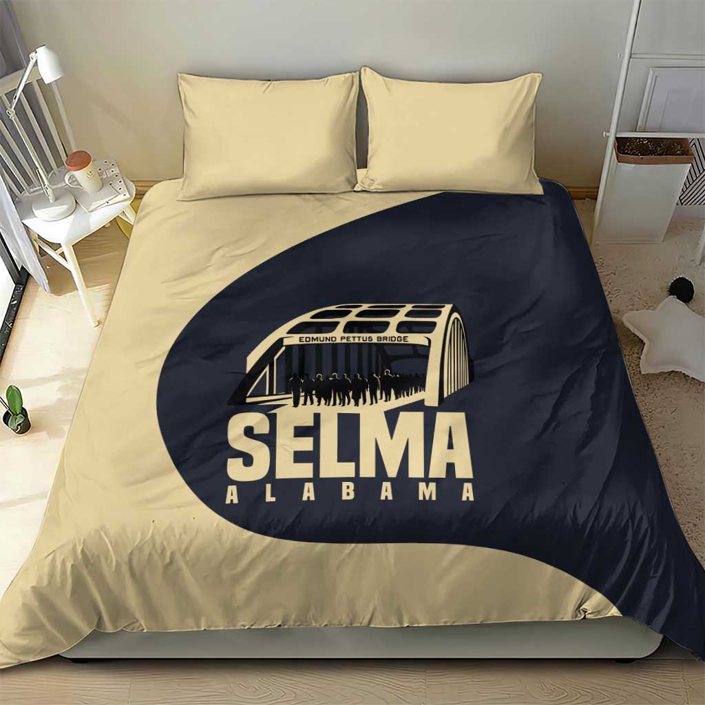 John Lewis Bedding Set with Selma Bridge Graphic Civil Rights and Voting Rights Tribute - African Pride