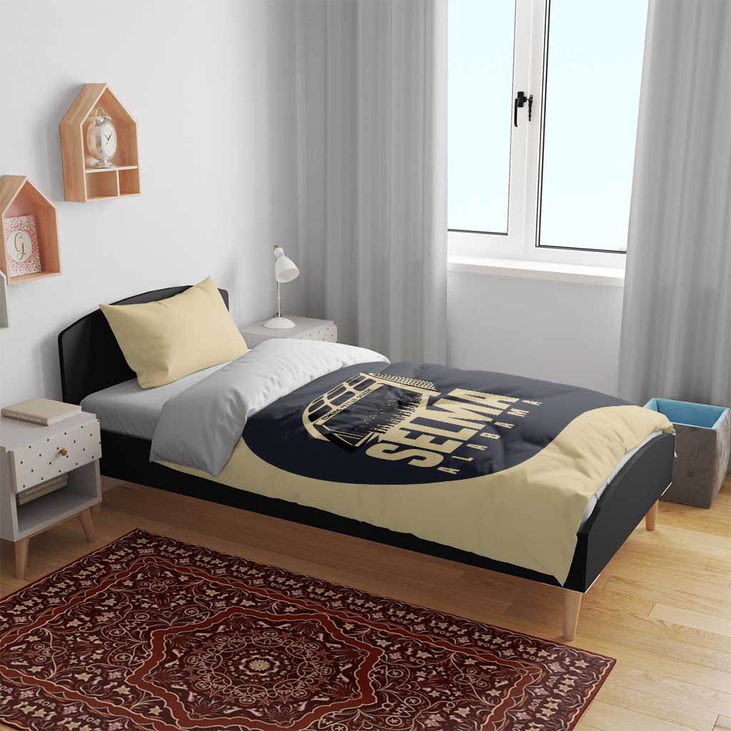 John Lewis Bedding Set with Selma Bridge Graphic Civil Rights and Voting Rights Tribute - African Pride