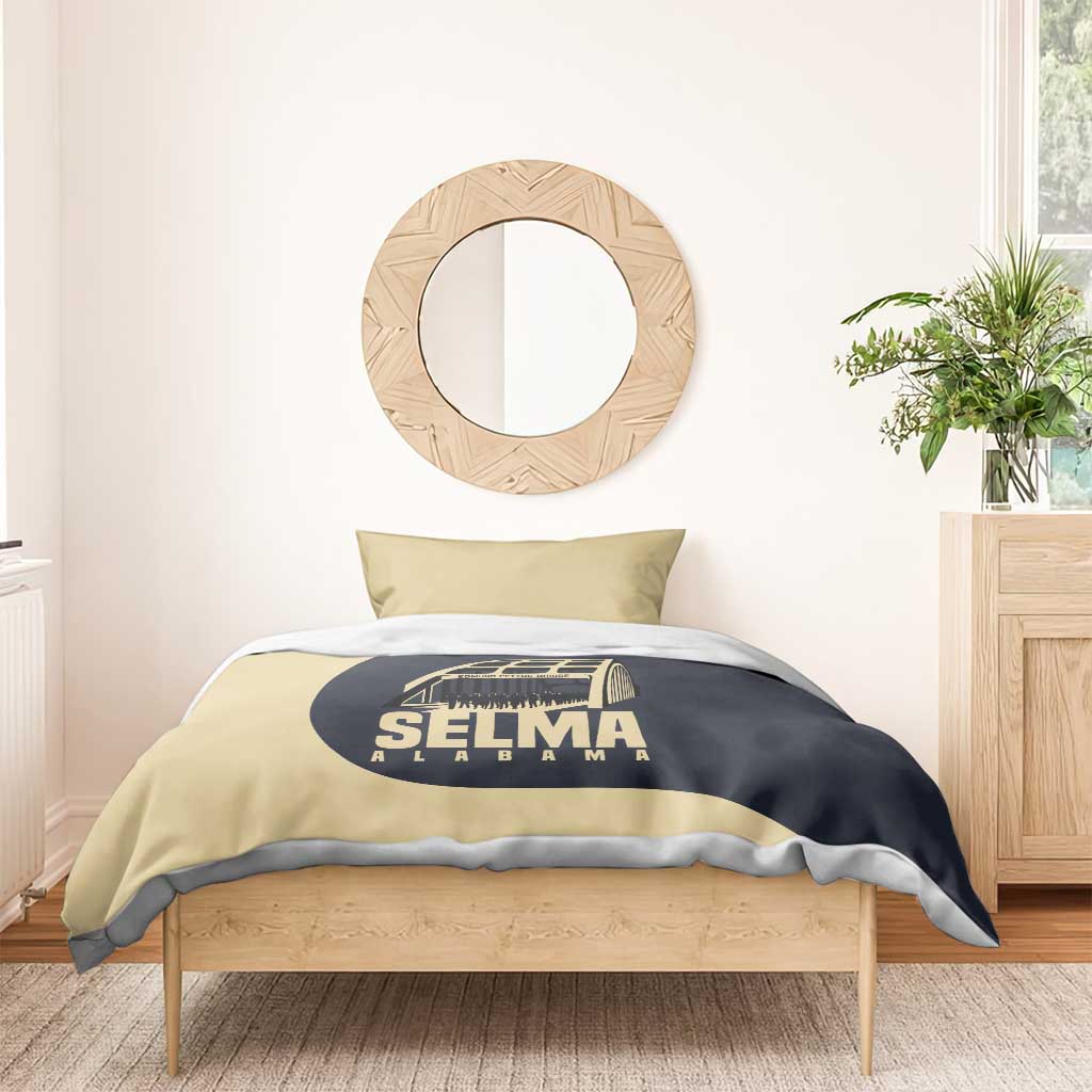 John Lewis Bedding Set with Selma Bridge Graphic Civil Rights and Voting Rights Tribute - African Pride